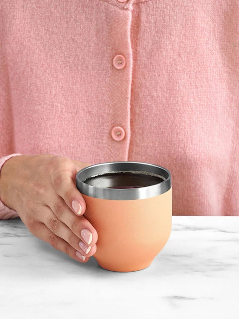 Thermos isotherme avec tasse intégrée – Beige