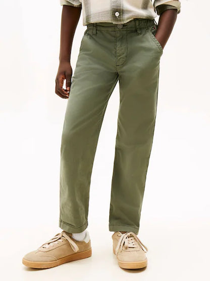 Pantalon cargo vert kaki pour garçon