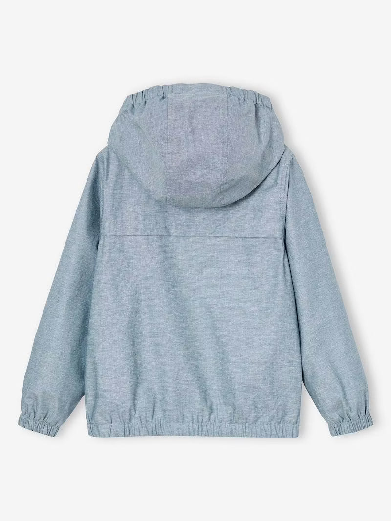 Coupe-vent en chambray pour garçons - bleu chambray