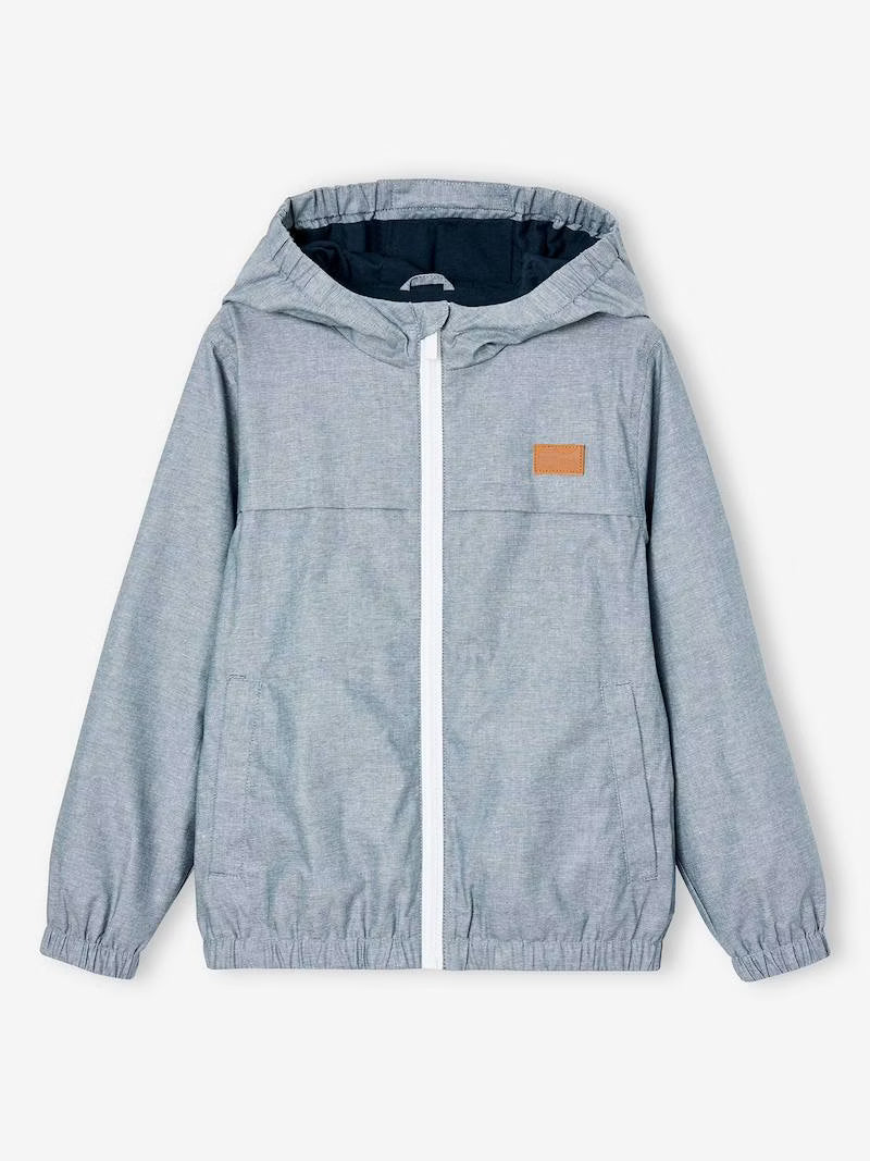 Coupe-vent en chambray pour garçons - bleu chambray