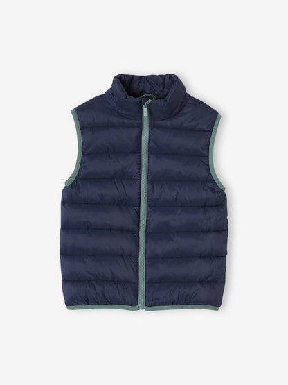Parka 3 en 1 mi-saison avec gilet matelassé amovible pour garçon - vert saule