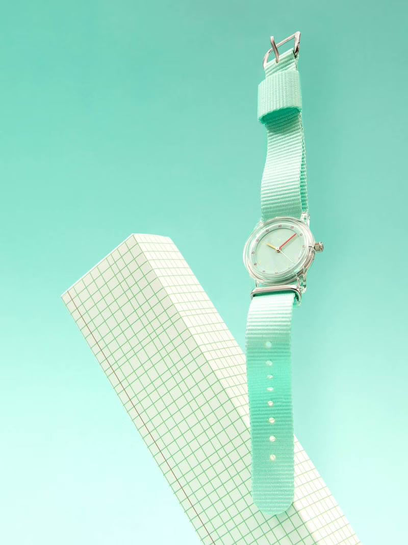 Montre-bracelet pour enfants léger et durable - vert
