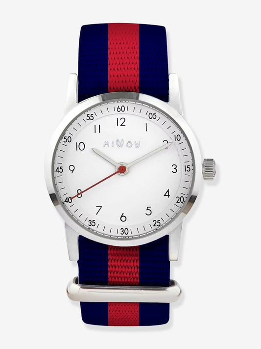 Montre Millow Classique - à rayures bleu foncé