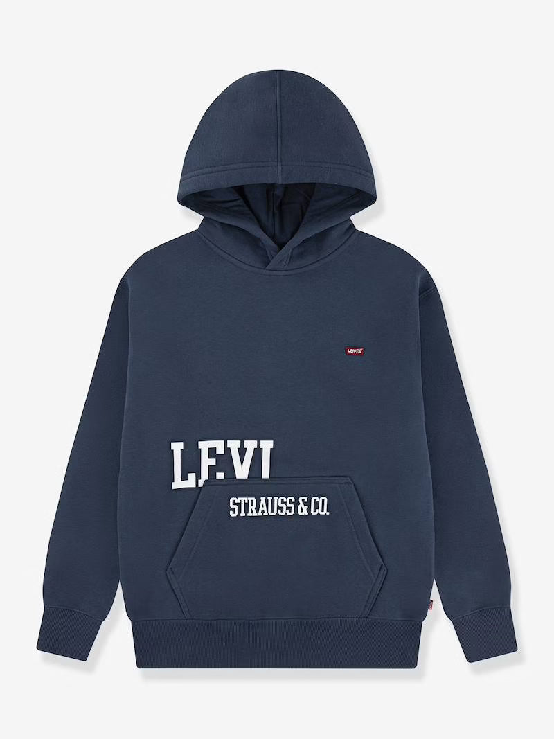 Sweat à capuche - couleur bleu marine avec poche kangourou