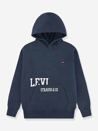 Sweat à capuche - couleur bleu marine avec poche kangourou