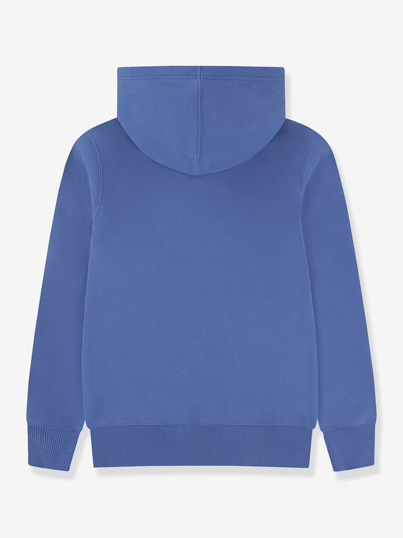 Capuche Levi's couleur bleu réalisé en tissu peluche de haute qualité