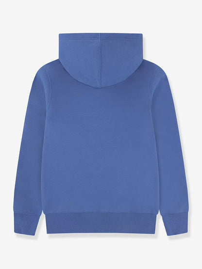 Capuche Levi's couleur bleu réalisé en tissu peluche de haute qualité