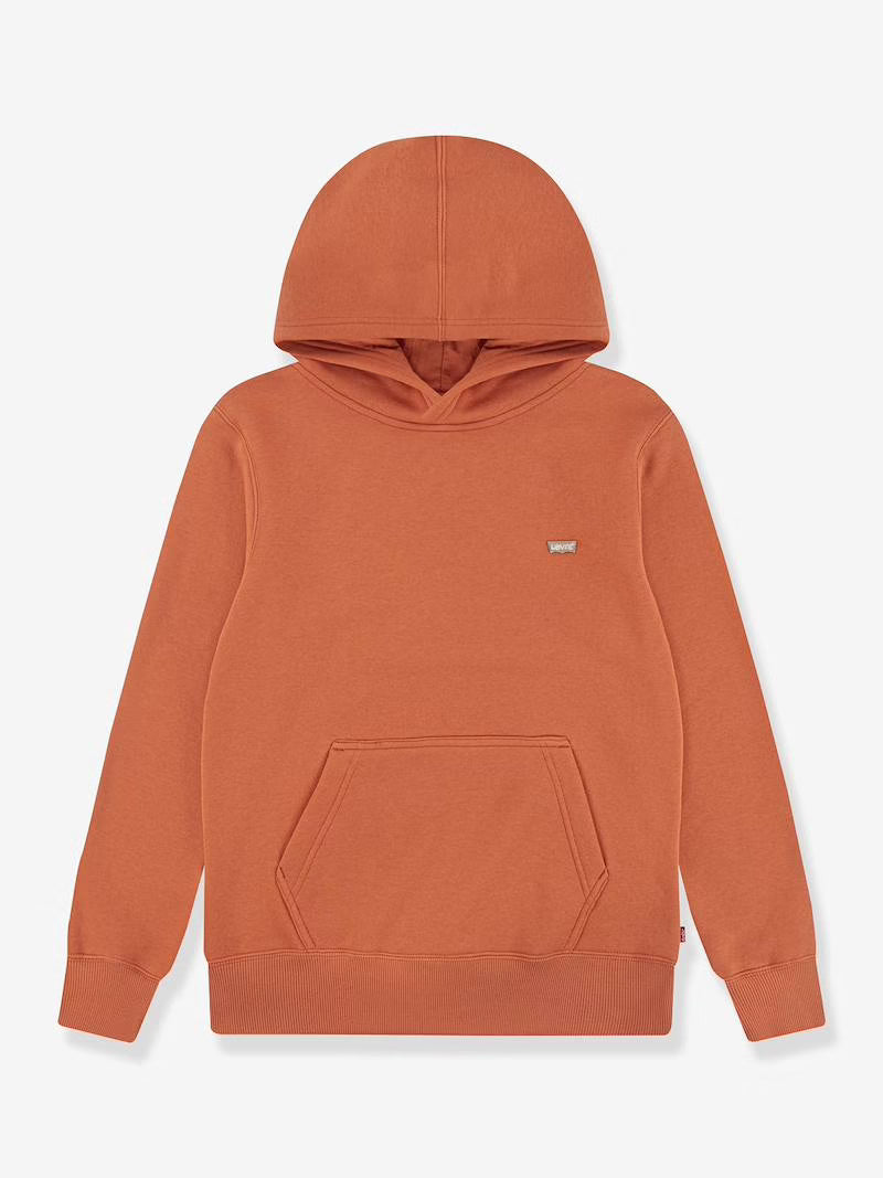 Capuche Levi's couleur orange réalisé en molleton doux