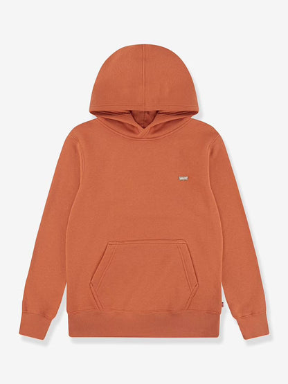 Capuche Levi's couleur orange réalisé en molleton doux