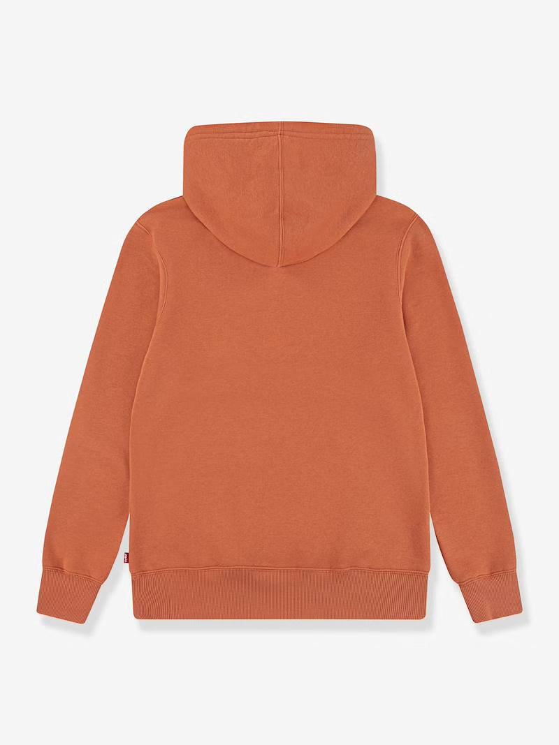 Capuche Levi's couleur orange réalisé en molleton doux