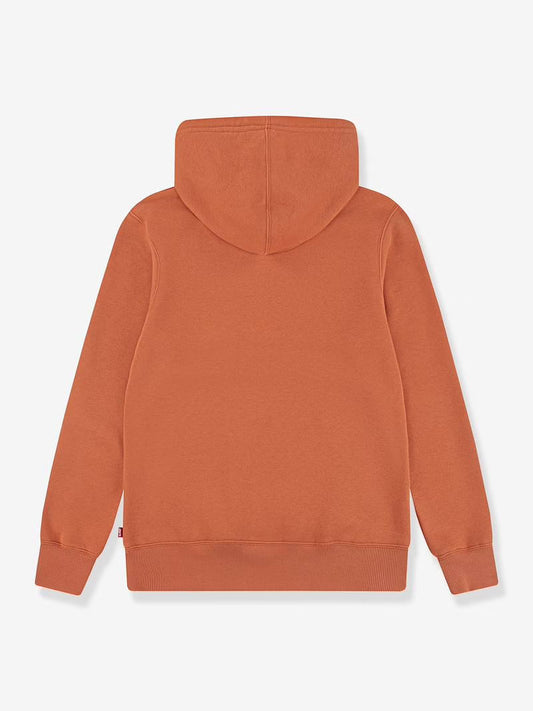 Capuche Levi's couleur orange réalisé en molleton doux
