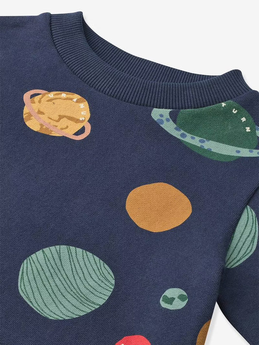 Liewood Sweat-shirt couleur bleu marine 100 % coton